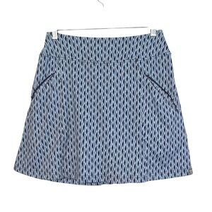 Title Nine Womens Diamalete Skort Geometric Print‎ Athletic Skirt Size S
